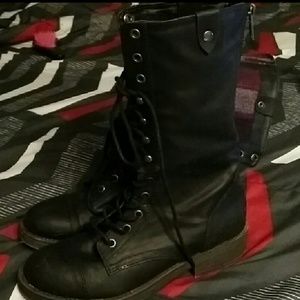 Steve Madden combat boots